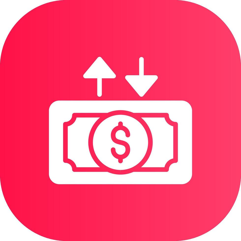 Cash Flow Creative Icon Design vector