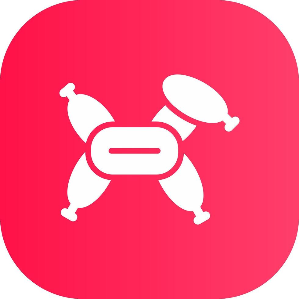 Balloon Modelling Creative Icon Design vector