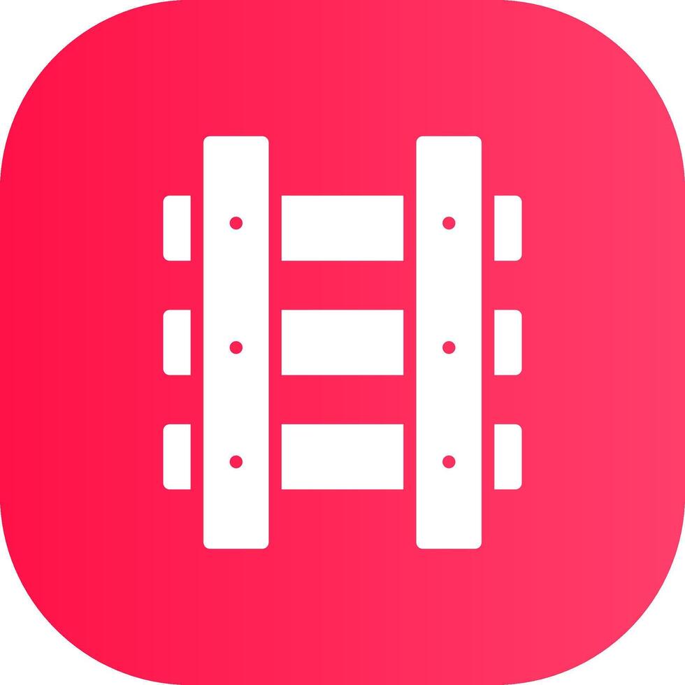 Train Tracks Creative Icon Design vector