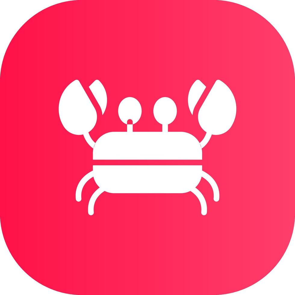 Crab Creative Icon Design vector