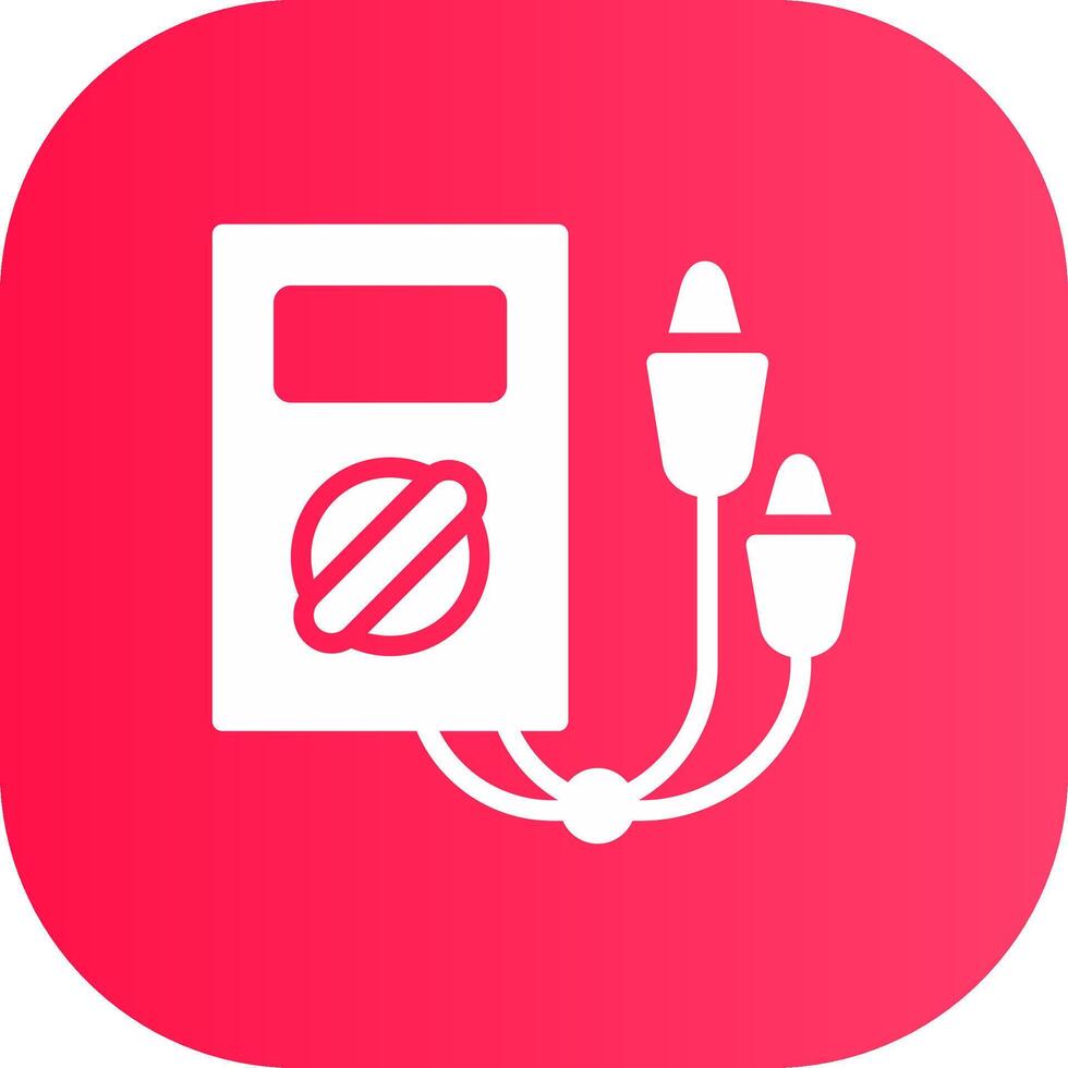 Electric Tester Creative Icon Design vector