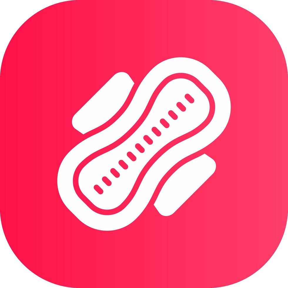 Sanitary Napkin Creative Icon Design vector