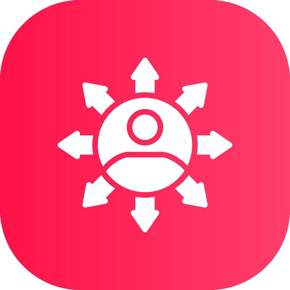 Influence Creative Icon Design vector