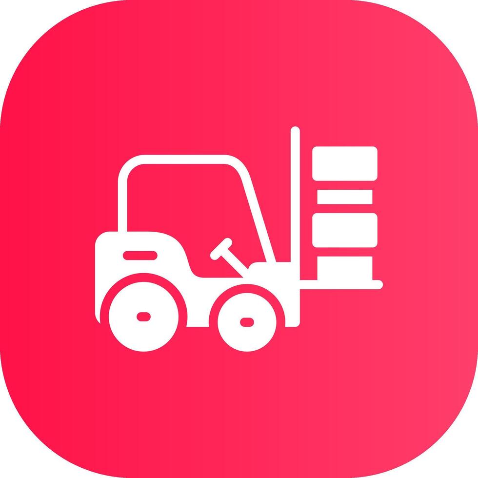 Forklift Creative Icon Design vector