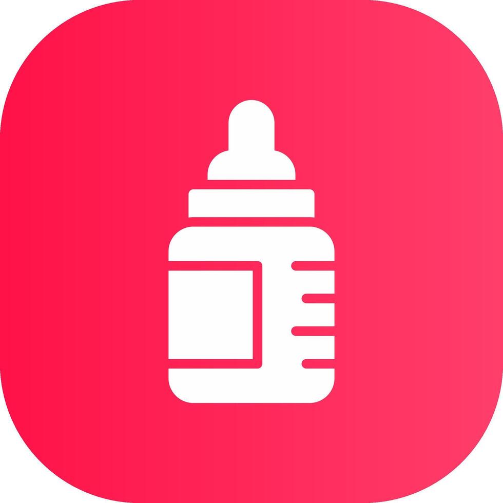 Feeding Bottle Creative Icon Design vector