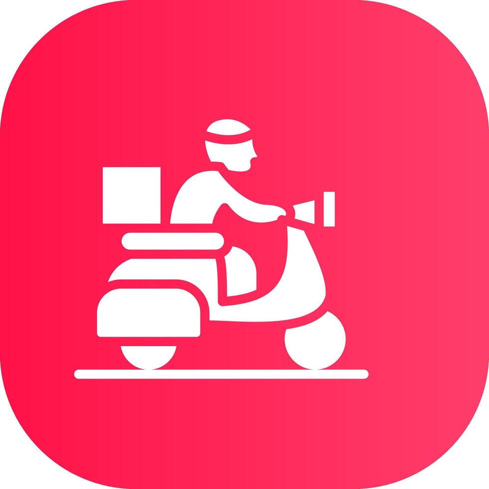 Delivery Bike Creative Icon Design vector