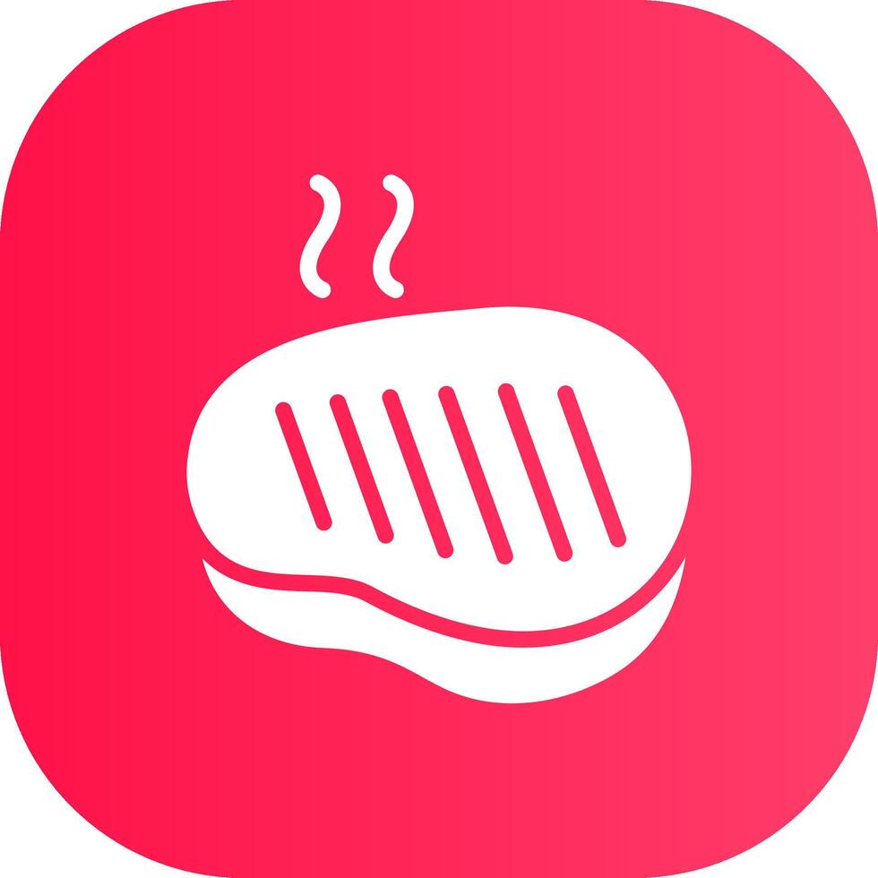Steak Creative Icon Design vector