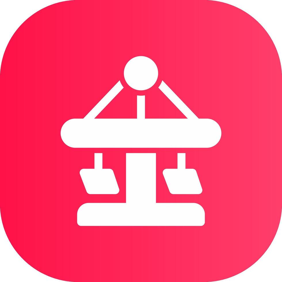 Merry Go Round Creative Icon Design vector