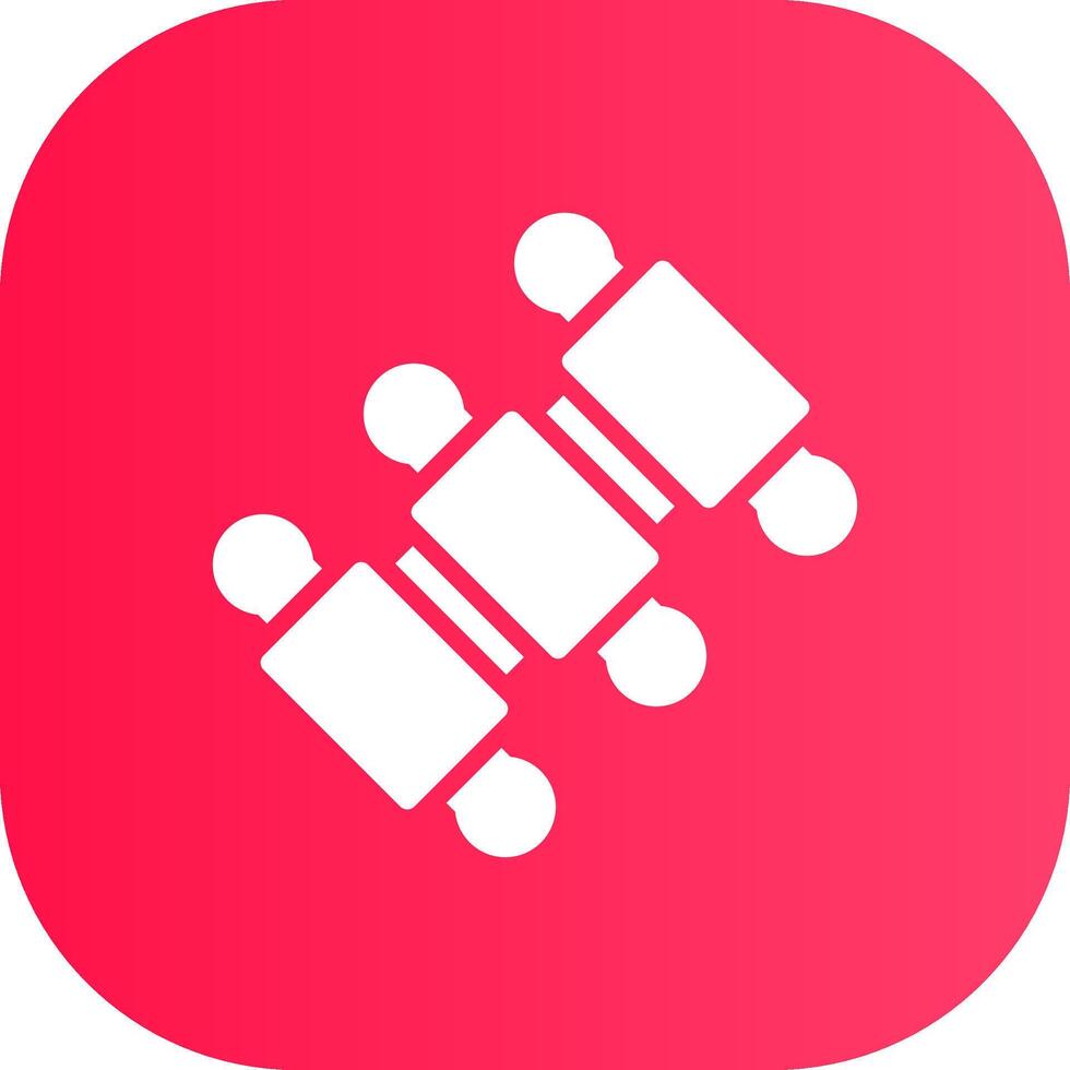 Dorsal Spine Creative Icon Design vector