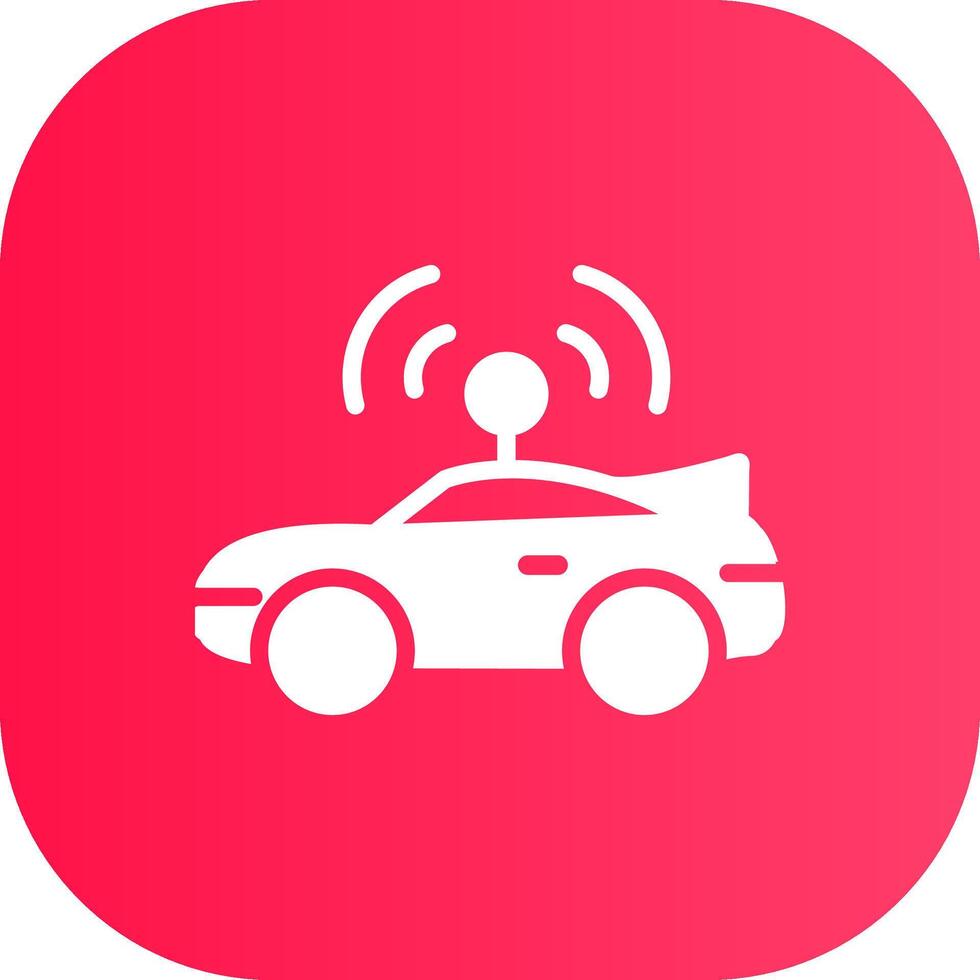 Autonomous Vehicle Creative Icon Design vector