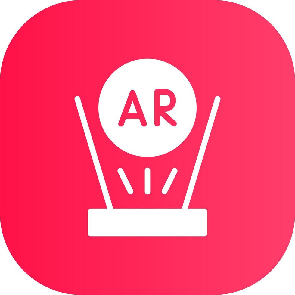 Augmented Reality Creative Icon Design vector