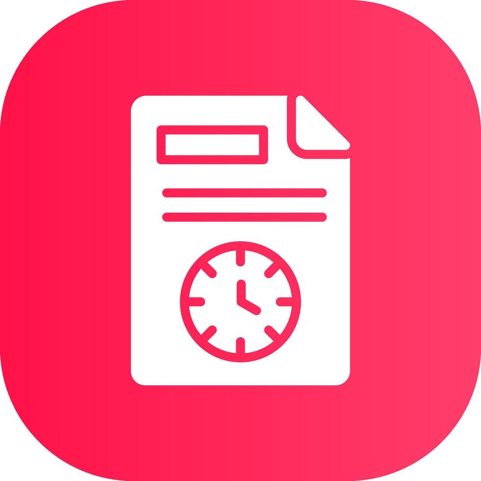 Schedule Creative Icon Design vector