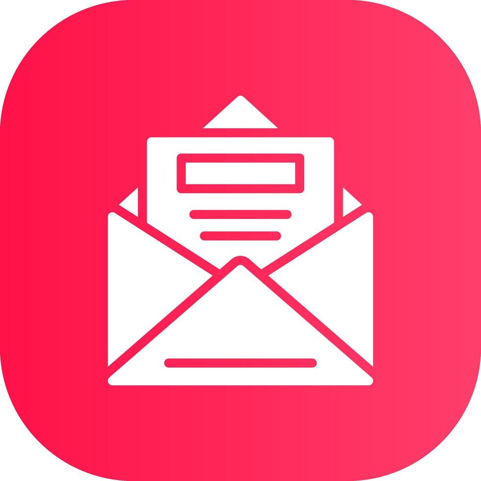 Open Email Creative Icon Design vector