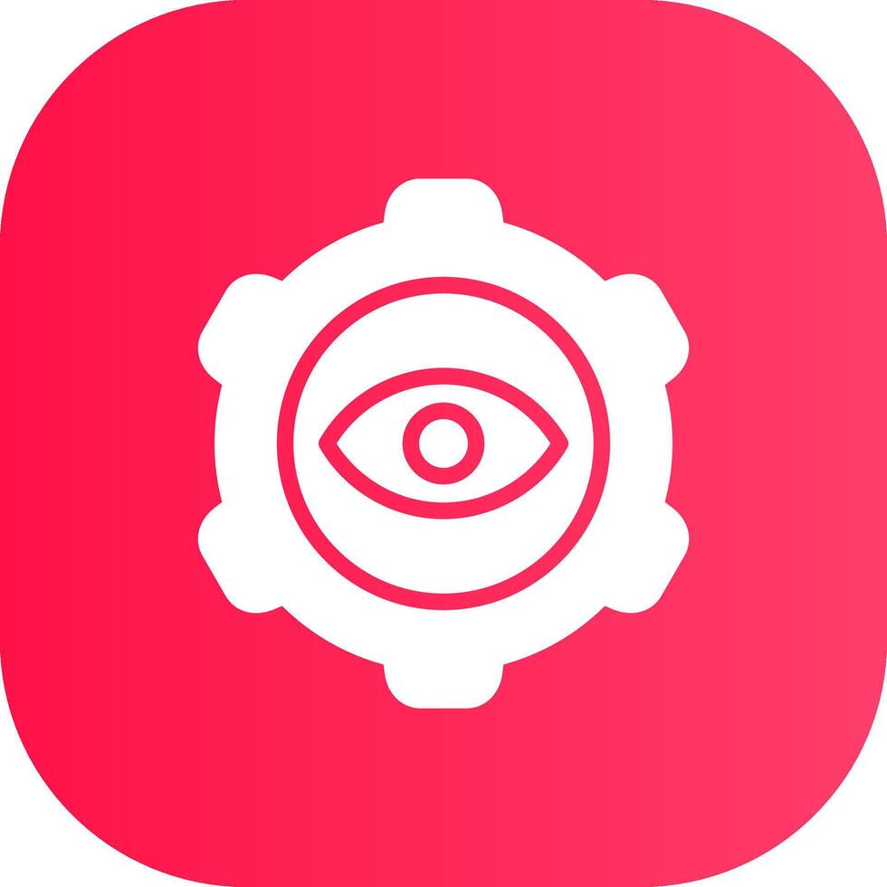 Eye Setting Creative Icon Design vector