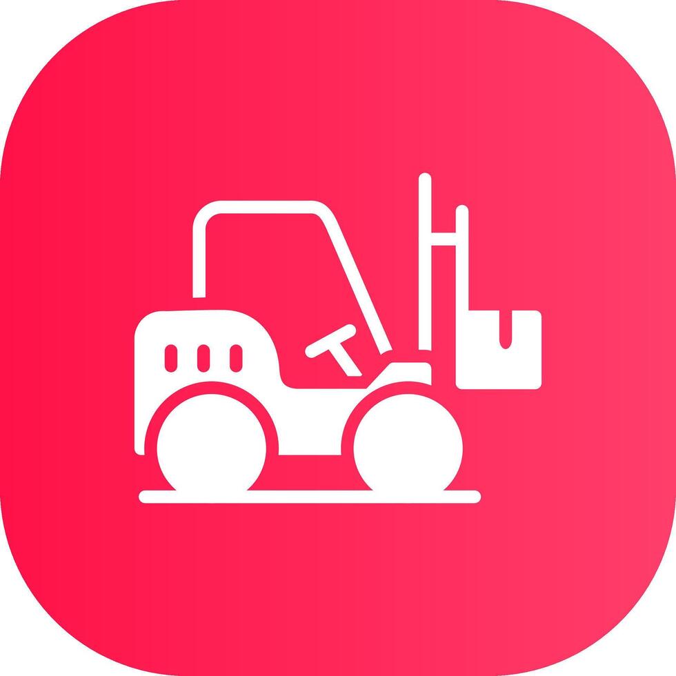 Forklift Creative Icon Design vector