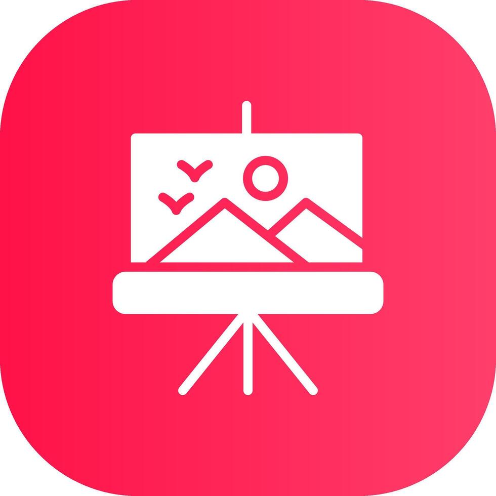 Canvas Creative Icon Design vector