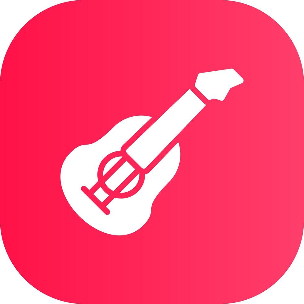 Guitar Creative Icon Design vector