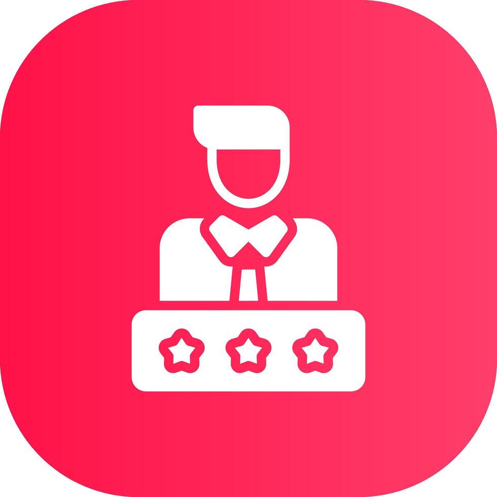 Brand Ambassador Creative Icon Design vector