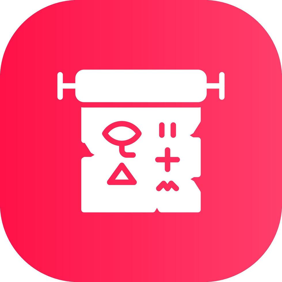 Hieroglyph Creative Icon Design vector