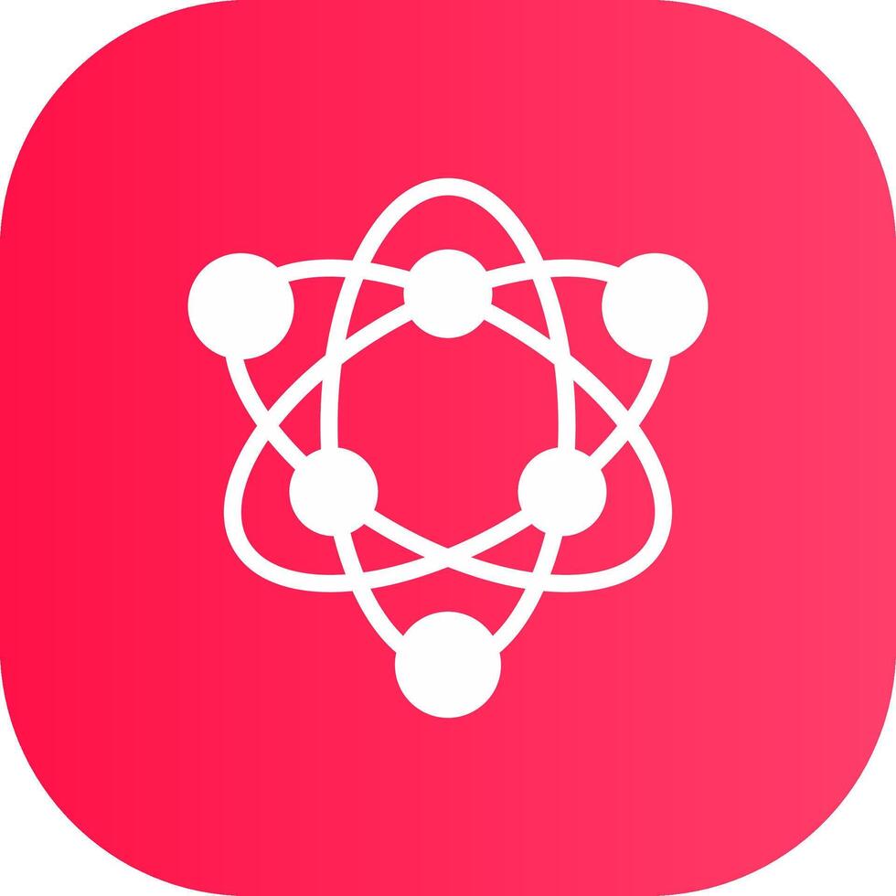 Atom Creative Icon Design vector