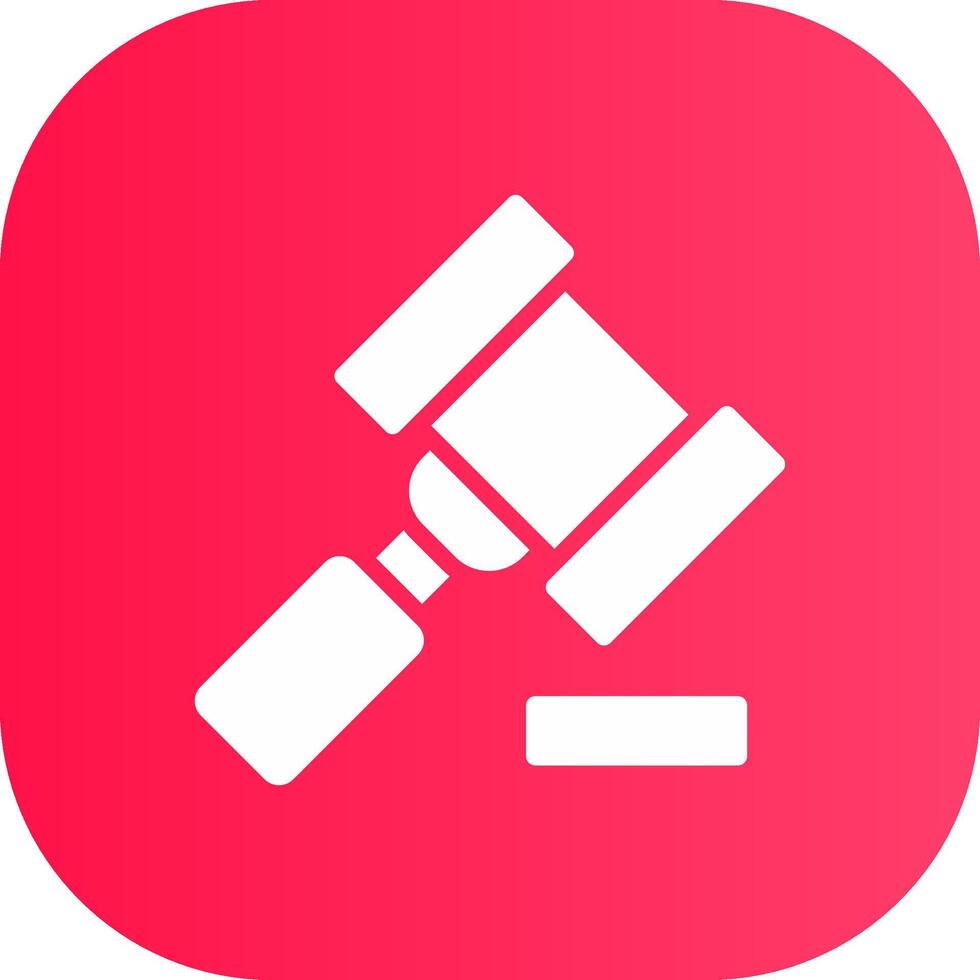 Gavel Creative Icon Design vector