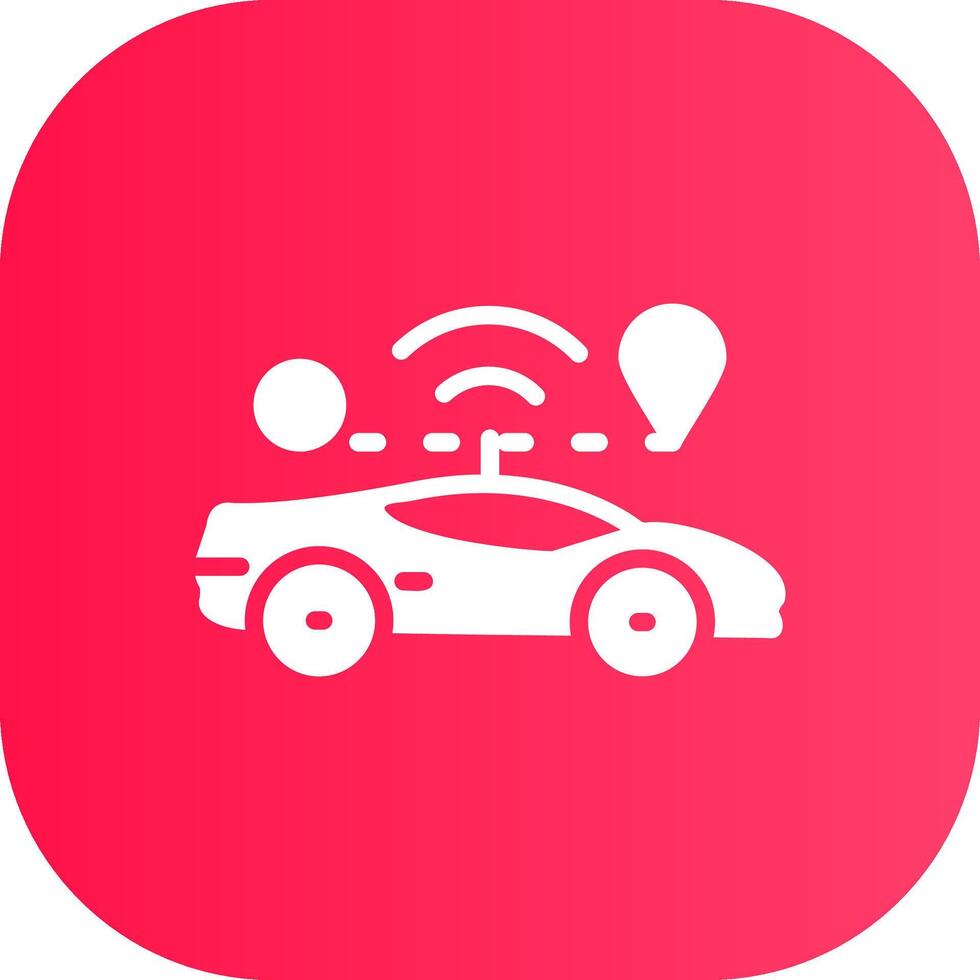 Self Driving Creative Icon Design vector