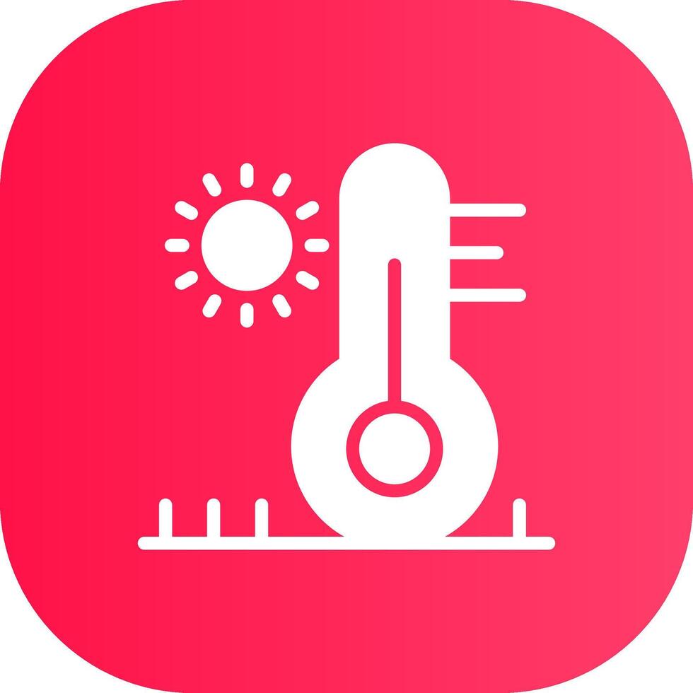 High Temperature Creative Icon Design vector