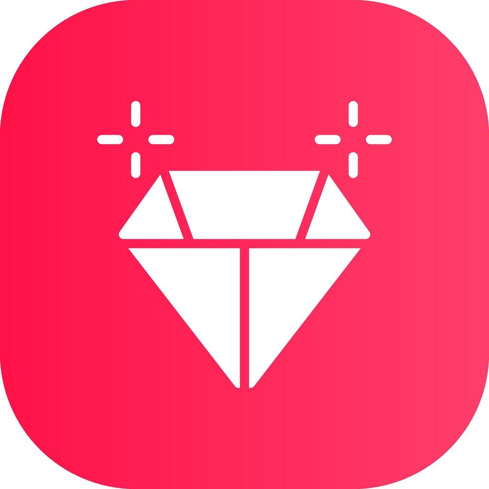 diseño de icono creativo de diamante vector