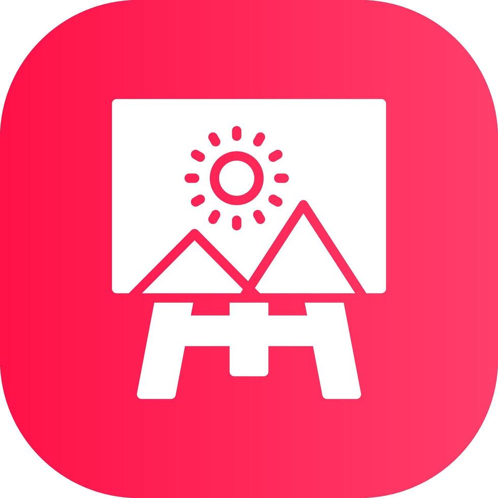 Canvas Creative Icon Design vector