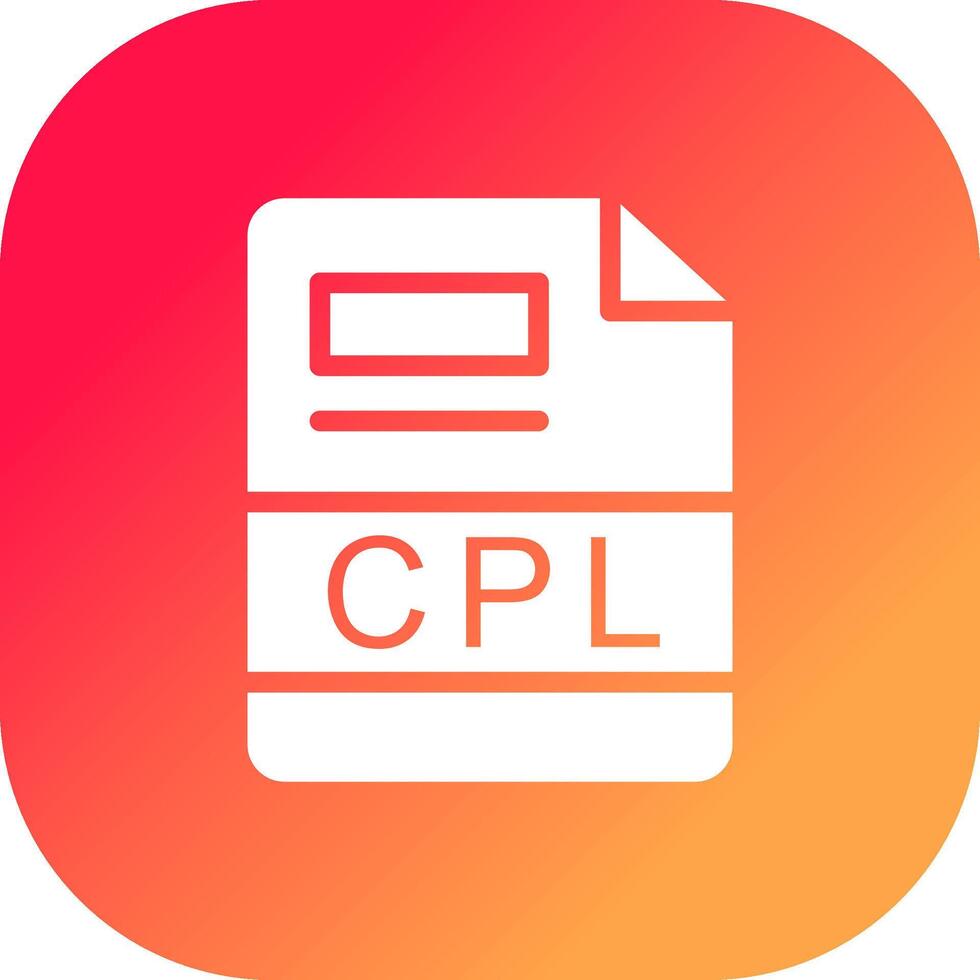 CPL Creative Icon Design vector