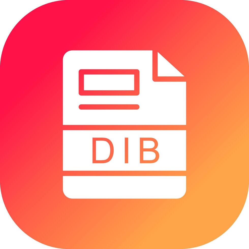 DIB Creative Icon Design vector