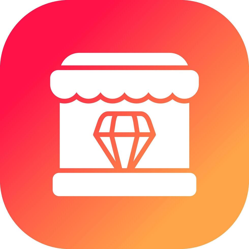 Diamond Shop Creative Icon Design vector