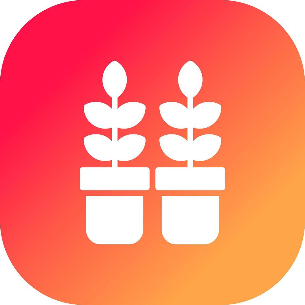 diseño de icono creativo de planta vector