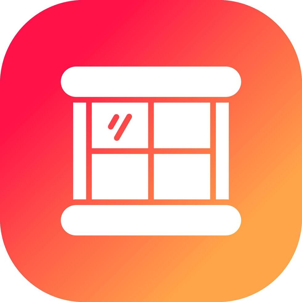 Window Creative Icon Design vector