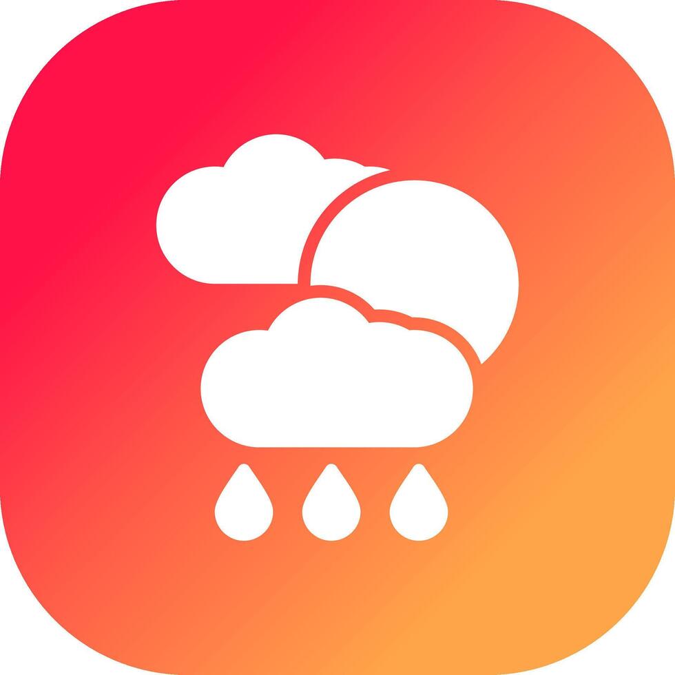 Weather Forecast Creative Icon Design vector