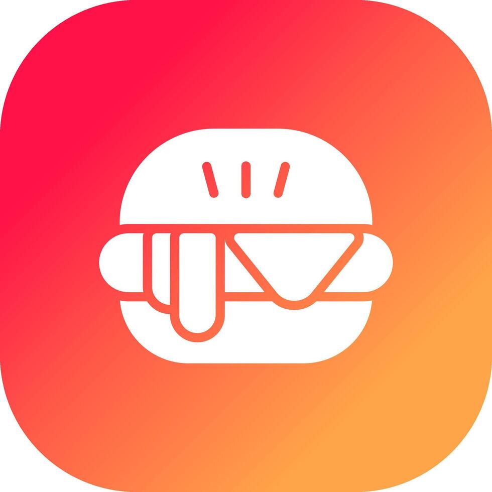 hamburguesa creativo icono diseño vector