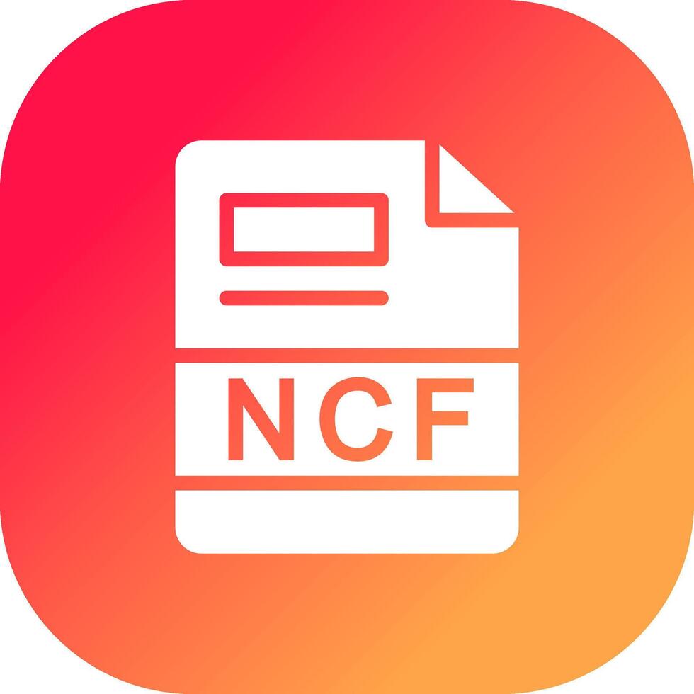 NCF Creative Icon Design vector