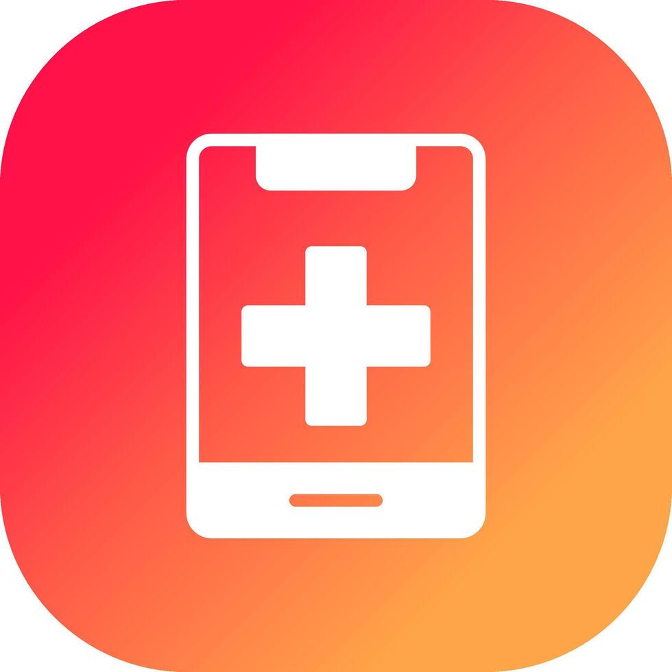 Medical Phone Creative Icon Design vector