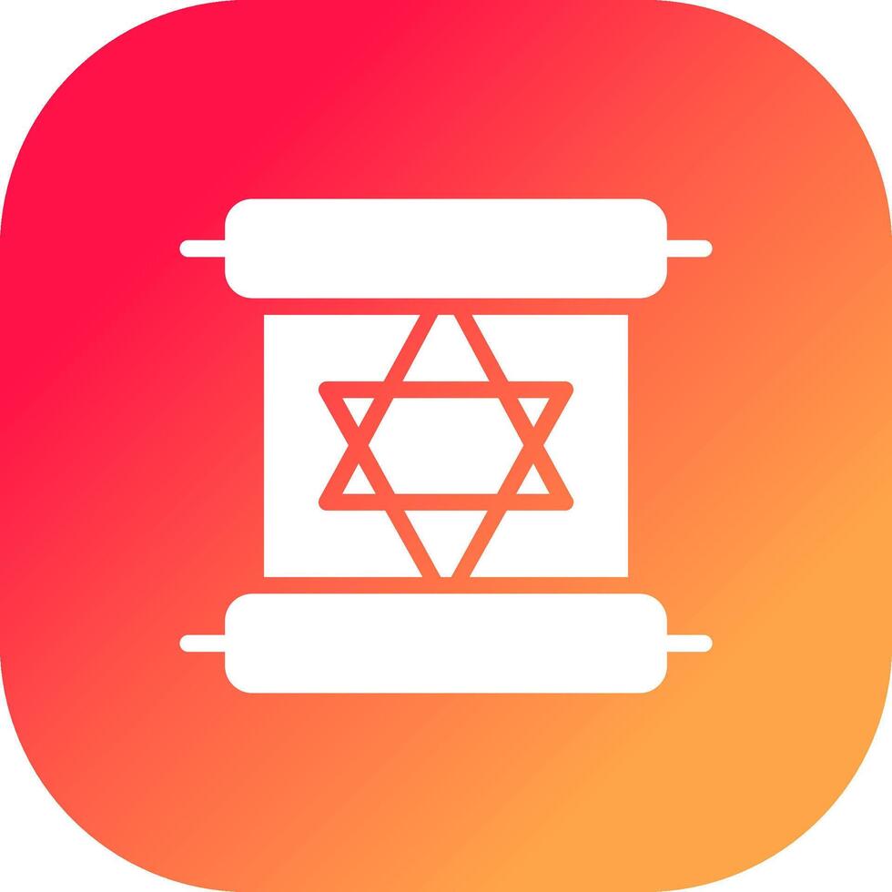 Scroll torah Creative Icon Design vector