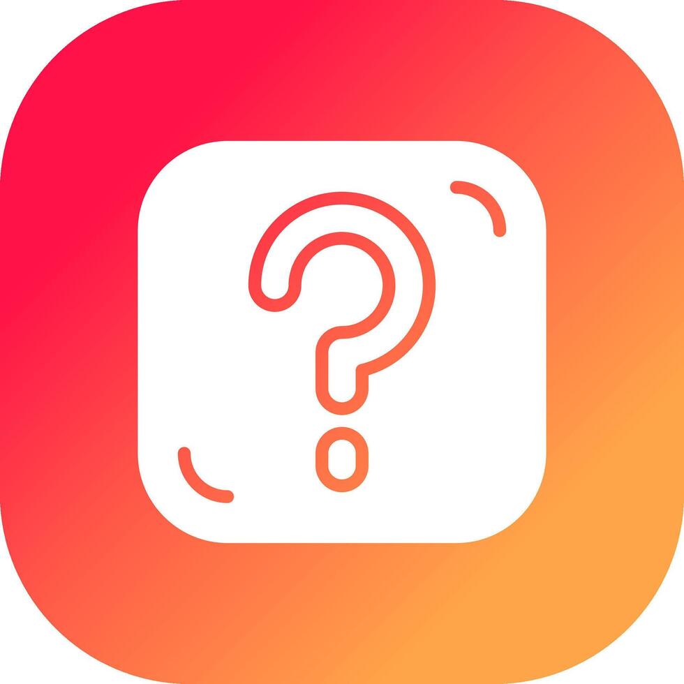 Glyph Dradient Corner Design vector