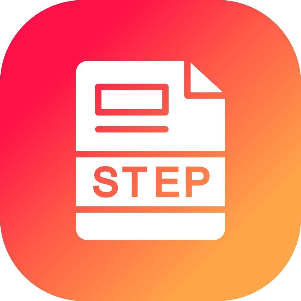 STEP Creative Icon Design vector