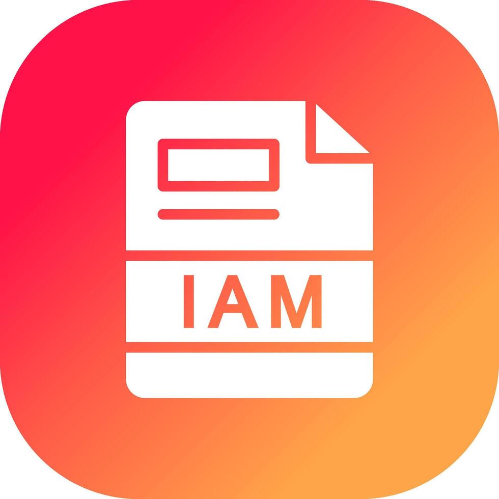 IAM Creative Icon Design vector