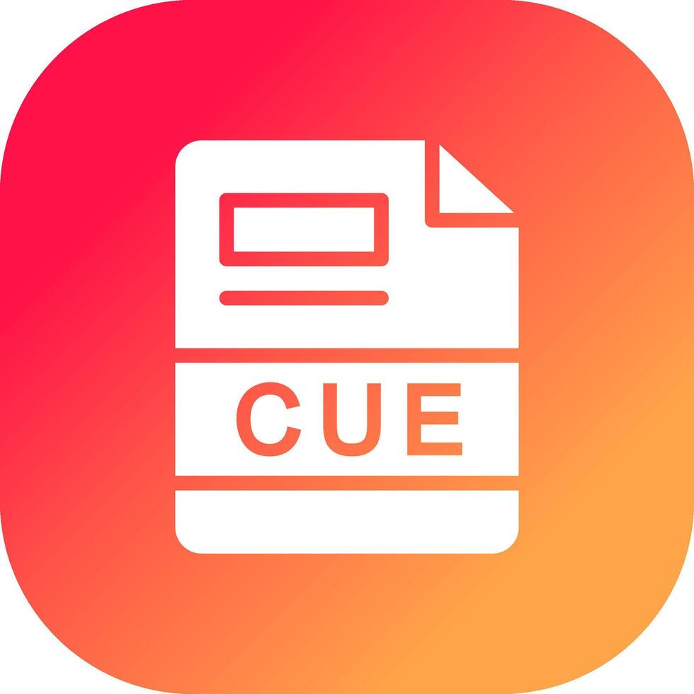 CUE Creative Icon Design vector