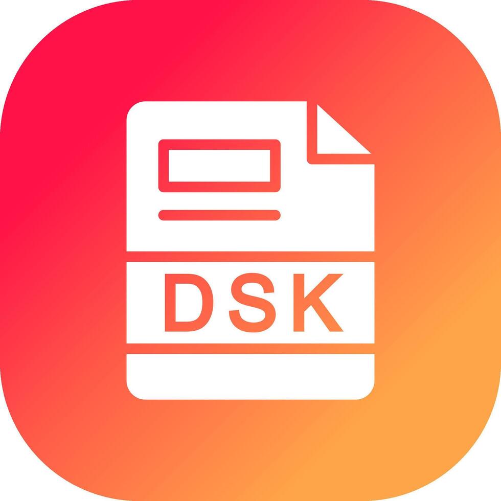 dsk creativo icono diseño vector