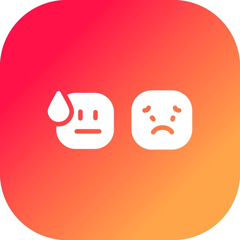 Basic Emotion Creative Icon Design vector