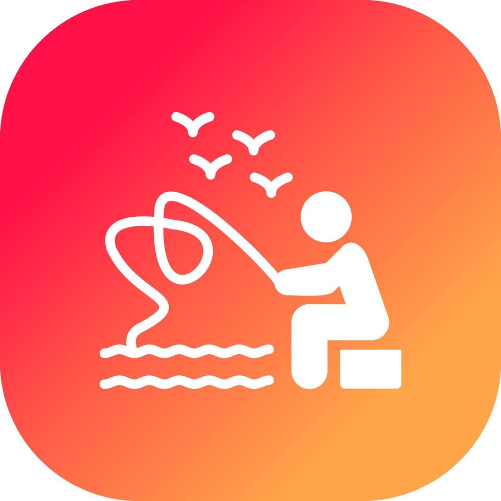 Trolling Creative Icon Design vector