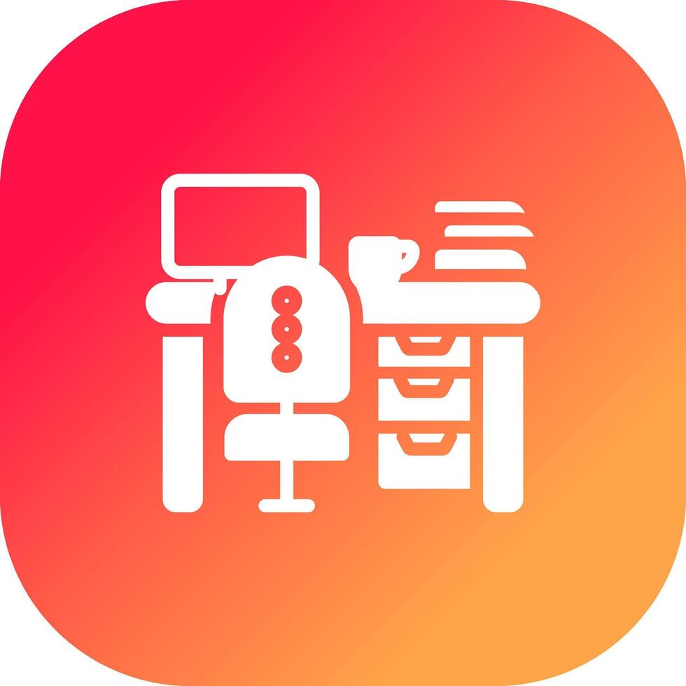 Glyph Dradient Corner Design vector