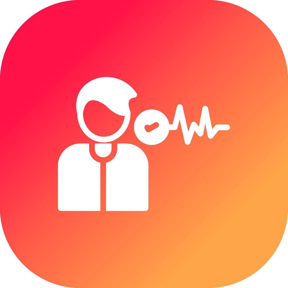 Voice Recognition Creative Icon Design vector