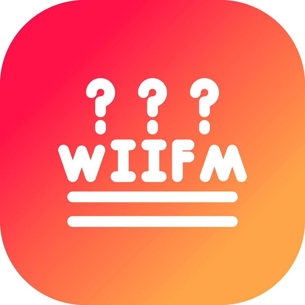 WIIFM Creative Icon Design vector