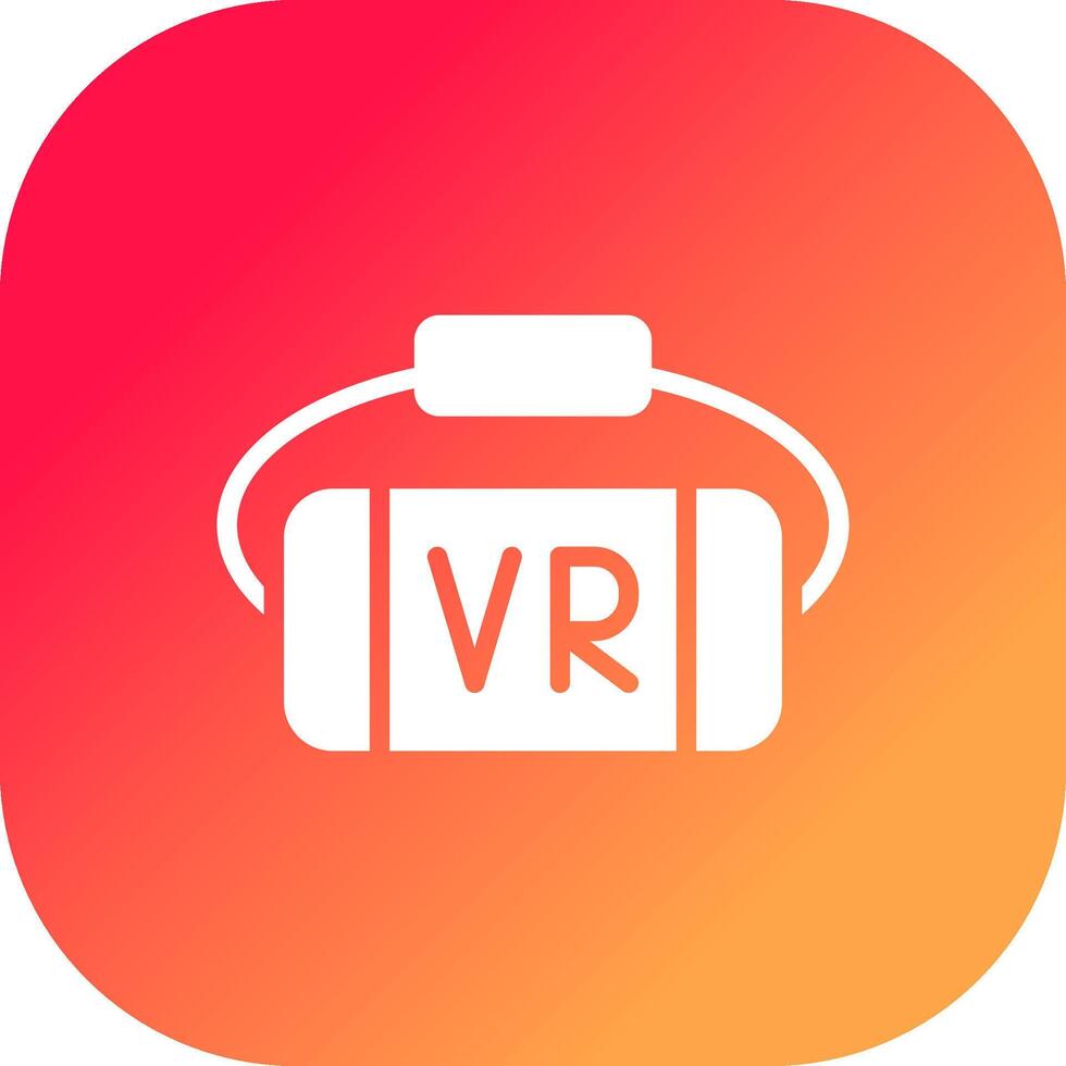 VR Glasses Creative Icon Design vector
